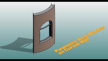 Everyday Revit (Day 317) - Parametric Arch Window on Curved Wall