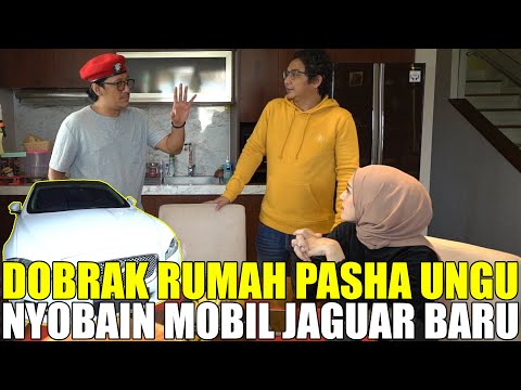 DOBRAK RUMAH PASHA UNGU DENGERIN LAGU VIRAL.. PUNYA MOBIL JAGUAR BARU KEREN BANGET