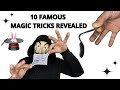 10 famous magic tricks revealed in live  magic tricks magictricks.s tutorial