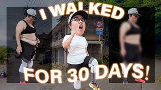 30 Days of Walking for ONE HOUR | I Was SHOCKED at the Results!