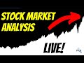 Stock Market Monday Bell Live,  Earnings Week BIG NEWS? [S&P 500 Technical Analysis Gold Silver]