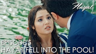 Hayat fell into the pool! | Hayat Episode 5 (Hindi Dubbed) [#Hayat]