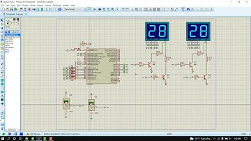 Dùng 2 cảm biến LM35 hiển thị trên 4 led 7 đoạn bằng phương pháp quét