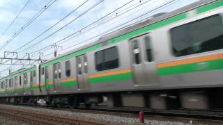 ◆最高速シリーズ◆東海道線E231系(約120km/h)