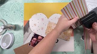 Day 10 of 31 Days of Spooky Scraps October 2021 My Boo Scrapbook layout Process