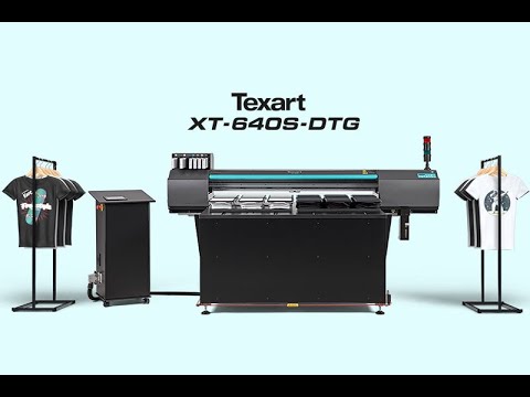 Roland XT 640S DTG impresión directa en poleras - YouTube