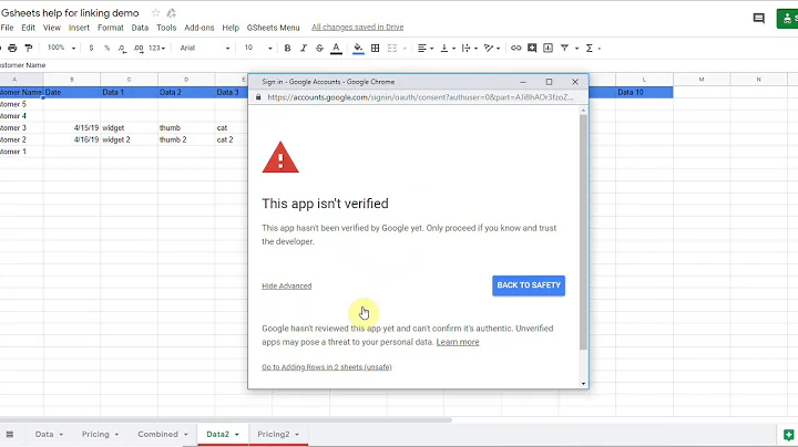 Adding Rows in 2 sheets - Google Apps Script