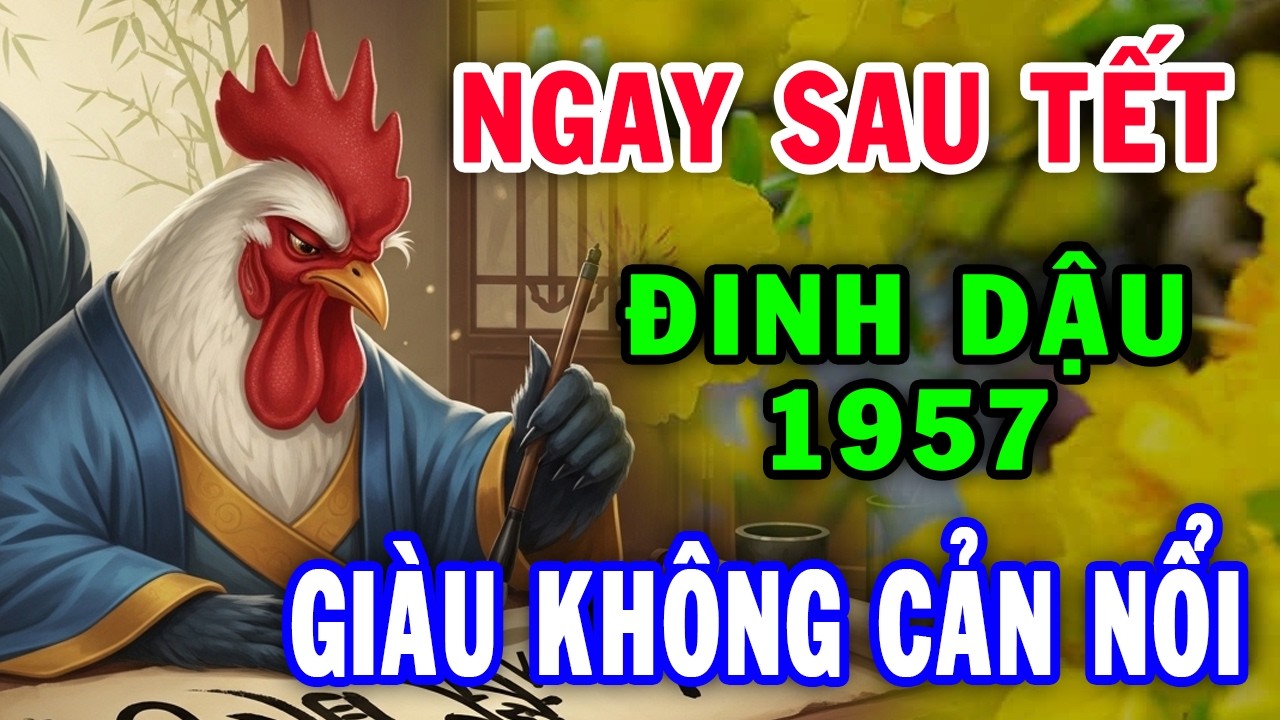 Chúc Mừng Đinh Dậu 1957 Thần Tài Ban Phúc, Tiền Bạc Ùn Ùn Đổ Về Nhà, Giàu Có bậc nhất