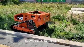 Macchina diserbante cingolata telecomandata,vendita diretta dalla fabbrica, tagliaerba a batteria