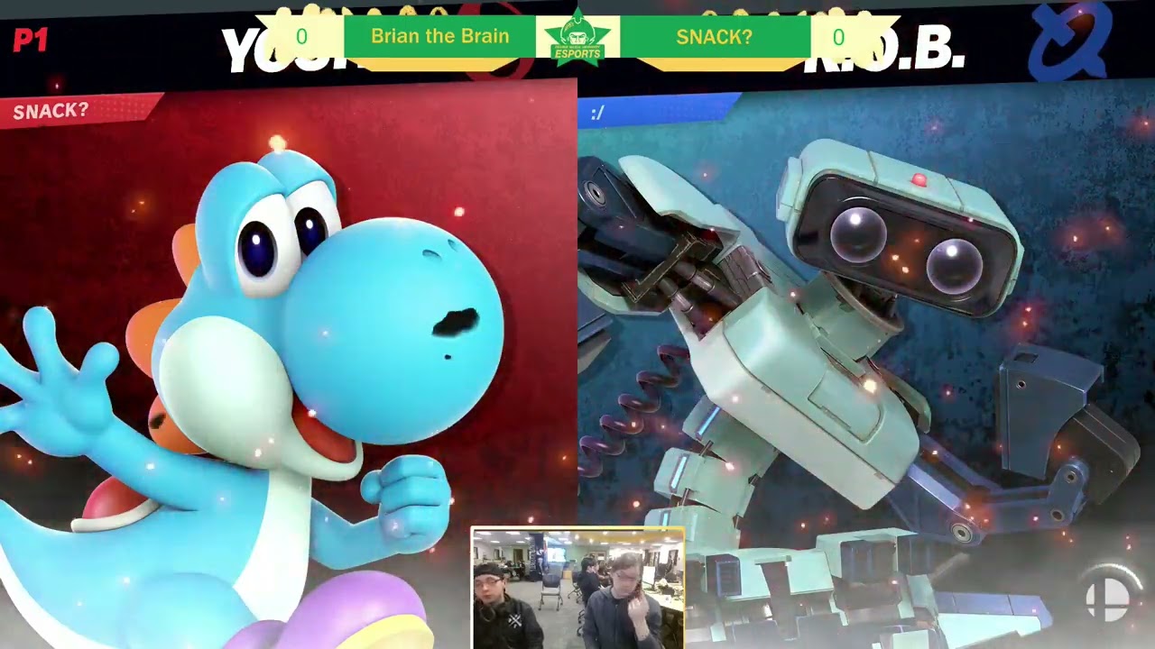 BMS 203 Losers Semis - Bryan the brain (R.O.B.) vs SNACK? (Yoshi)