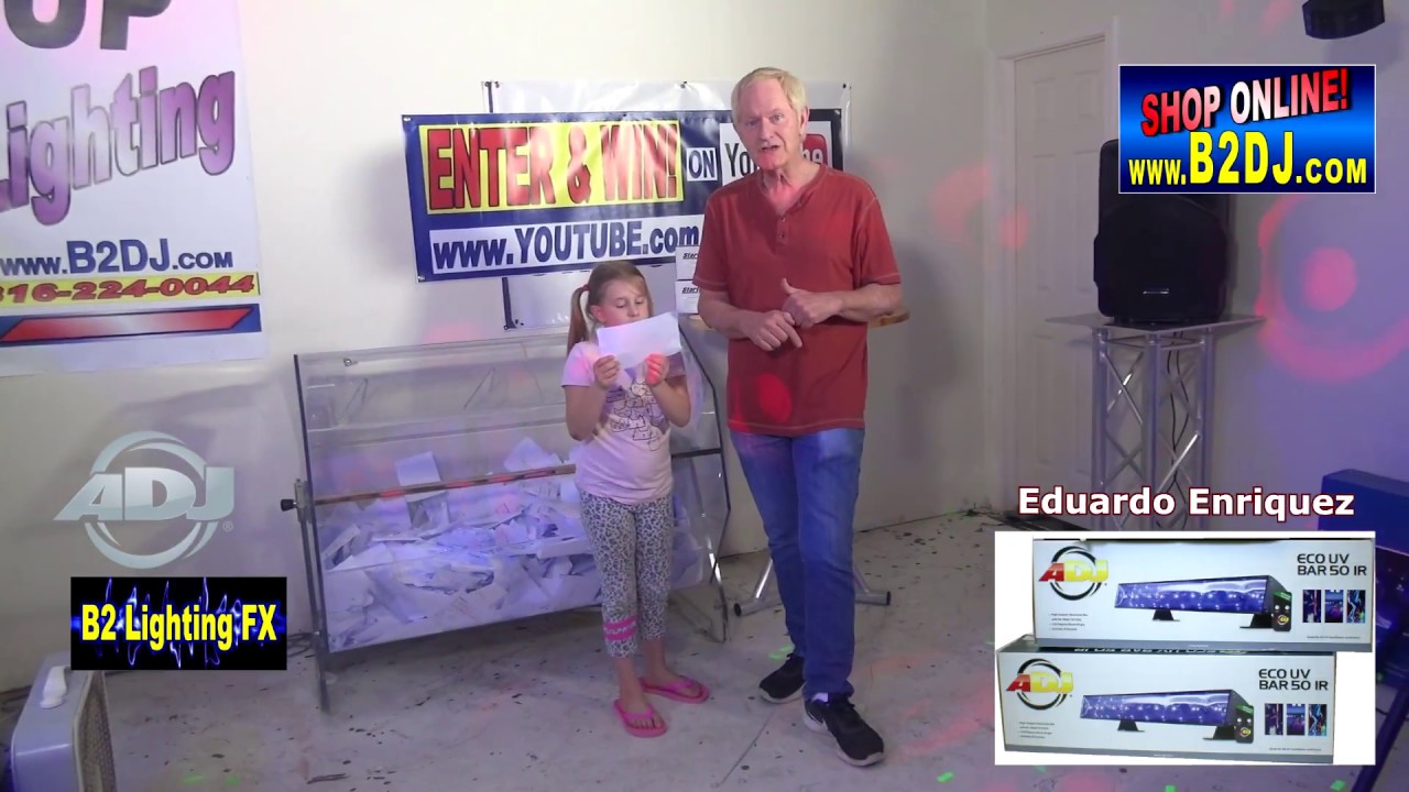 CLOSED - go to our latest video! !Win a Free ADJ Fog Machine this week from B2DJ - April 21, 2018