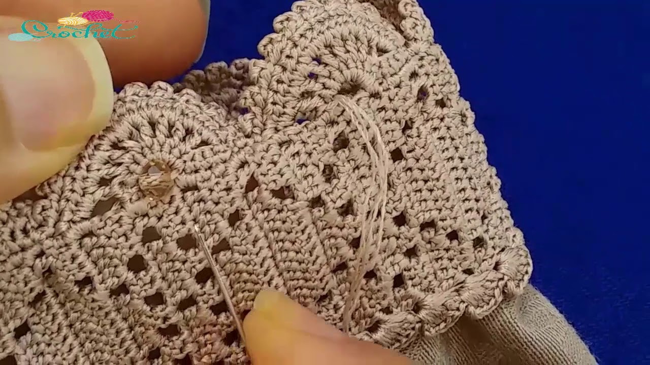 الجزء4:اسهل طريقة لتركاب الضرس فوق التوب مع ام مريمhow to crochet