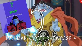 Fishman karate showcase + Location (Blox Fruit)