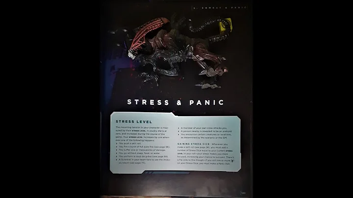 Intro to the ALIEN RPG part three: Stress and Panic!