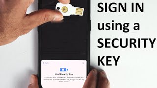 How to sign in to Google on iPhone with a Security Key