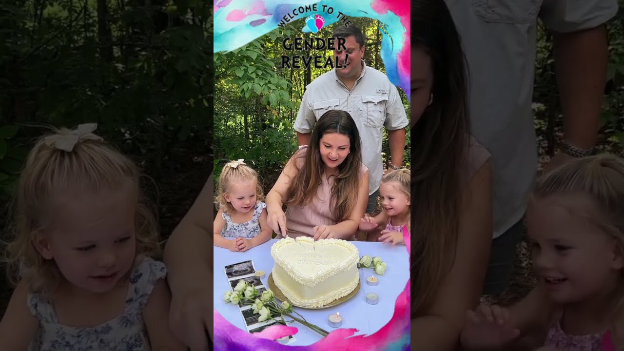 Cute Family Gender Reveal Genderreveal