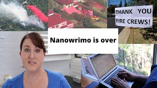 Nanowrimo is over - Australia is on fire