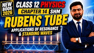 Ruben Tube  | Applications of Resonance And Standing waves | Chapter 14 SHM | Class 12 Physics New