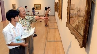 高校生が名画を模写　ピサロ展