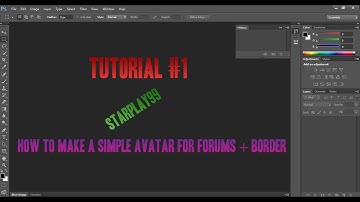 How to make a simple avatar for forums + Border [ENG]