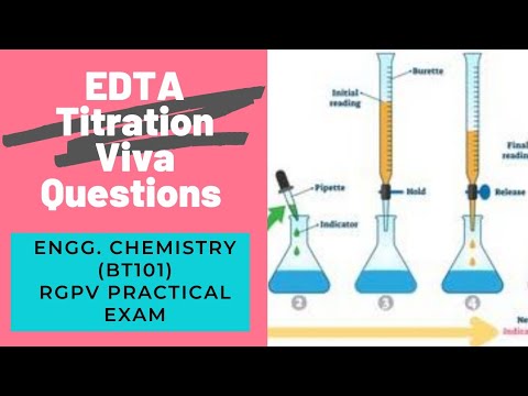VIVA Questions on EDTA Titration || Engg.Chem (BT101) || RGPV Online Practical Exam || Other Exams