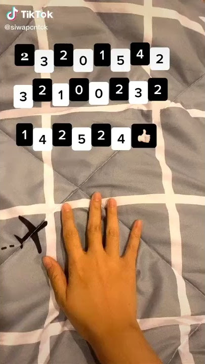 Senam jari ala tiktok WKQK