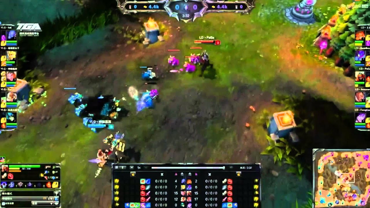 TGA LSPL Q: YLG vs LD (G1)