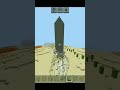 Part 3 lava and water Tower #minecraft #gaming #shortsminecraft