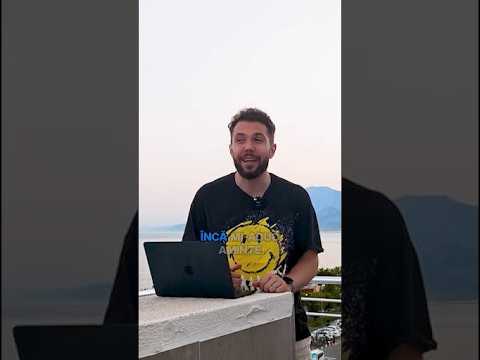 Visam un PC de gaming. Munca m-a dus pana la camera cu vedere la mare ⌨️ #shorts