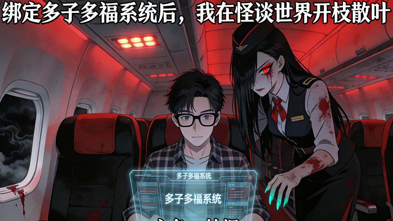 【FULL】🔥《綁定多子多福系統後，我在怪談世界開枝散葉》規則怪談降臨，我被拖入死亡航班。 綁定“多子多福系統”後，S級空姐看我的眼神，從狩獵變成了羞澀。#動畫#逆襲#小說#動畫#漫剧#智绘