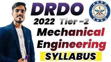 DRDO Tier-2 Syllabus Mechanical|Drdo Mechanical Engineering Syllabus|DRDO SYLLABUS BY MRK STUDY