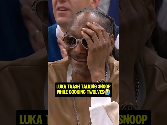 Snoop Dogg COULDN'T BELIEVE Luka went at him MID GAME!😭 class=