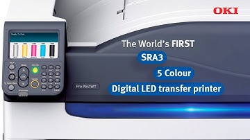 OKI PRO9541WT - 3-in-1 digitale en zeefdruk transfers