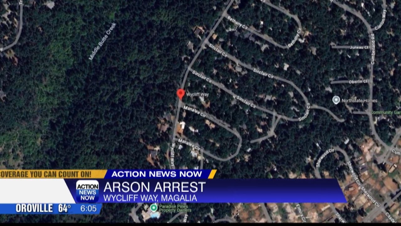 Magalia man arrested by CAL FIRE law enforcement for arson fire in February