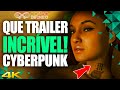 CYBERPUNK 2077: TRAILER ESPETACULAR DA HISTÓRIA EM 4K E DUBLADO EM PORTUGUÊS!