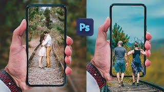 How to create 3D Mobile Portrait in Photoshop