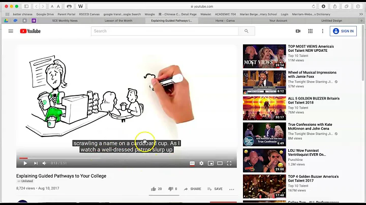 Accessing Transcripts in YouTube