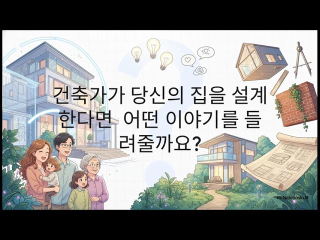 [건축계획] 9.단독주택설계(전문건설공제조합 기술교육원 실내건축과)