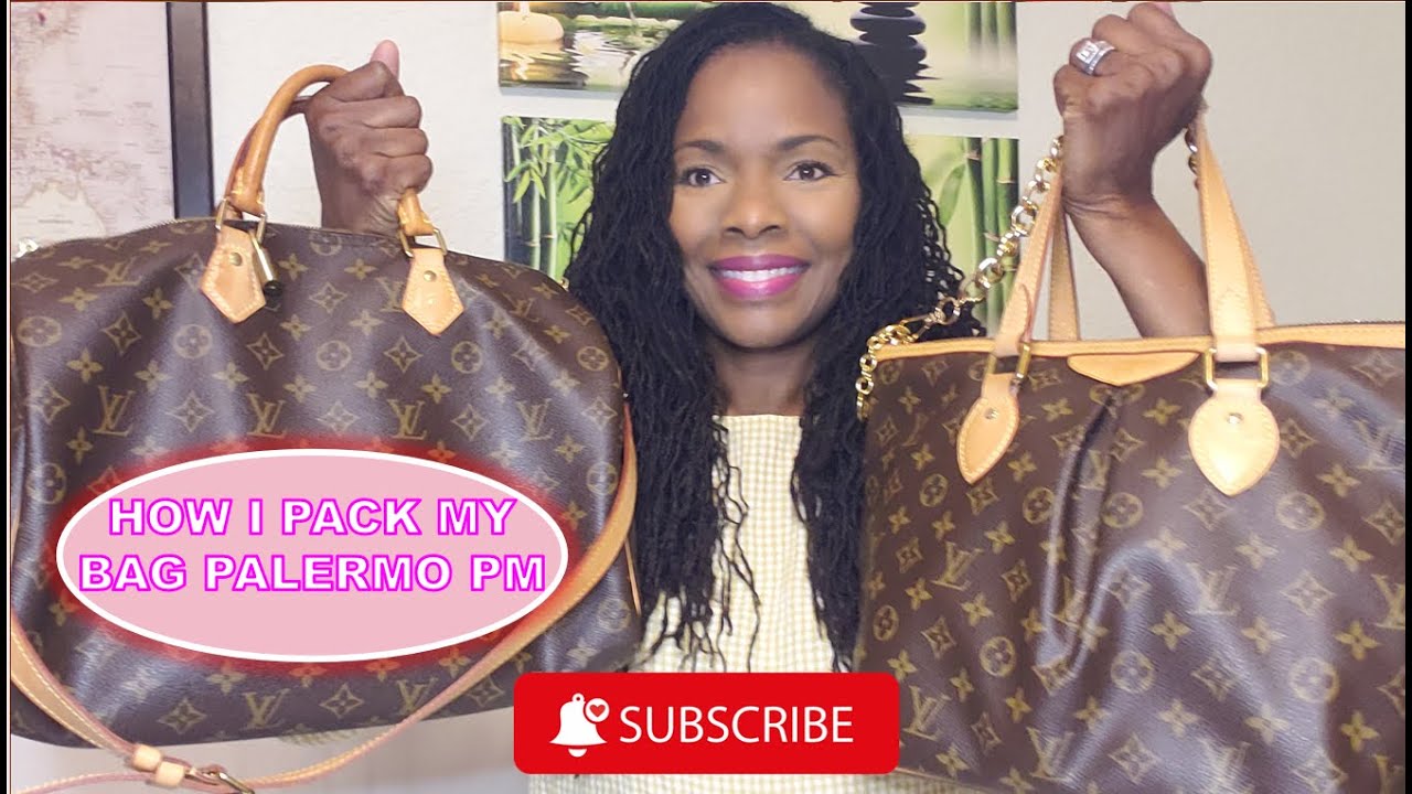 What's in my Louis Vuitton Palermo PM??