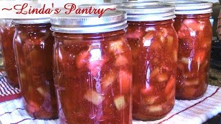 ~Canning Stawberry Rhubarb Pie Filling With Linda