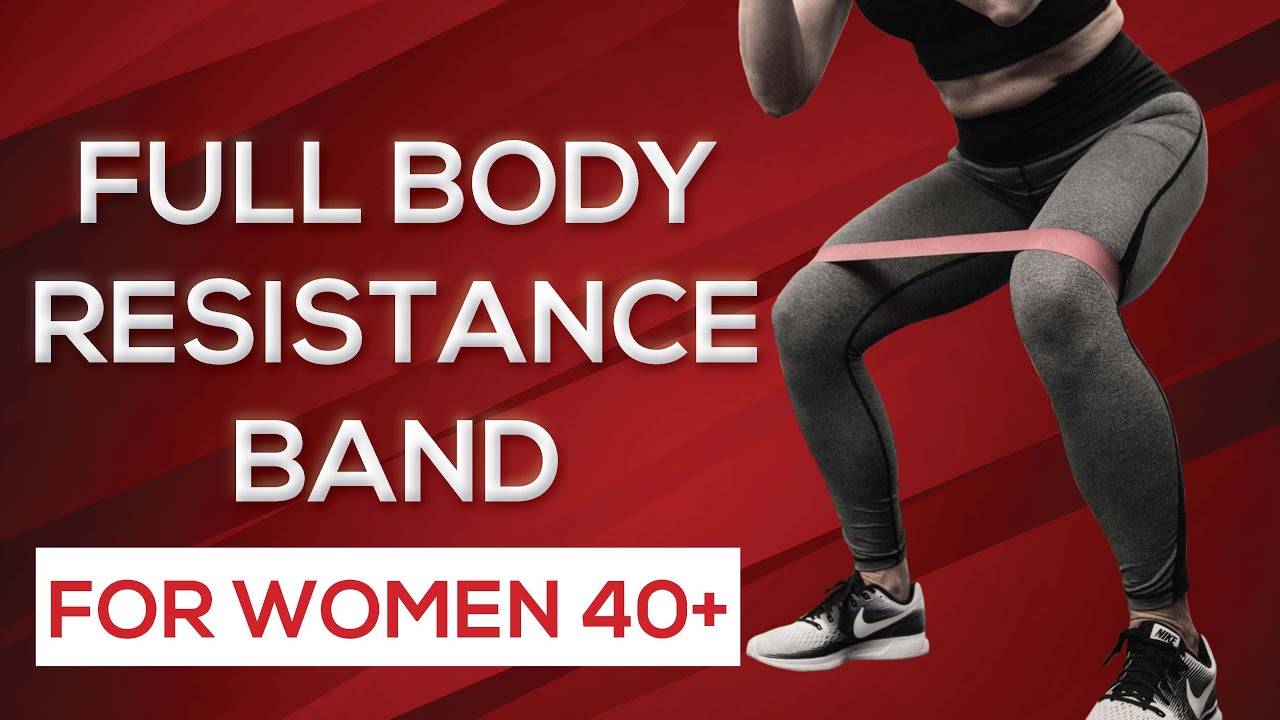 Resistance band workout for women over 40