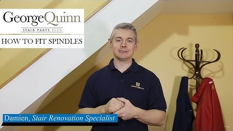 Staircase renovation - part 8: How to fit spindles
