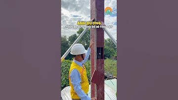 Toàn bộ quy trình đổ bê tông cột tại Ánh Dương #xaydunganhduong