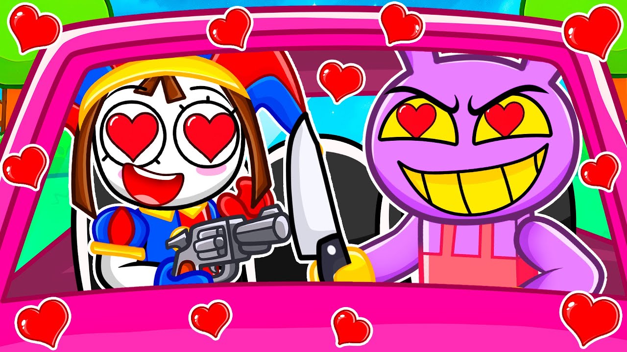 Fiz uma VIAGEM ROMÂNTICA com o Jax no Roblox | Pomni Circo Digital