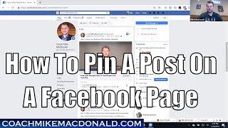 How to pin a post on a Facebook page and in Facebook Groups How to pin a post on a Facebook page and in Facebook Groups