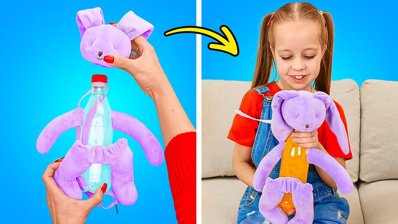 🐰 Wah Seru! 😍 Ayo Kita Buat Tempat Botol Kelinci Lucu! 🎉🎨