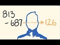 Subtaction of numbers mentally - Fast Math Trick