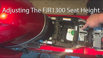 How To Adjust the Yamaha FJR1300 Seat Position