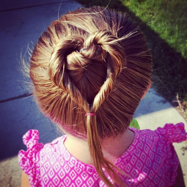 How To Make A Heart Twist Hairstyle The Hair Dad Youtube