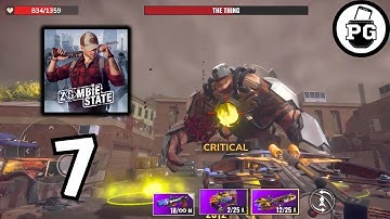 Full Armor Zombie Boss in Chapter 6 🧟‍♂️ Zombie State: Roguelike FPS - Gameplay Walkthrough |Part 7|